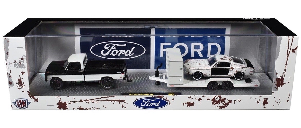 M2 MACHINES 1972 FORD F250 RANGER 4X4 & 1968 FORD MUSTANG GT390 | eBay