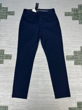 Banana Republic Dress Pants Womens 2 Sloan Mid Rise Navy Blue Slim New