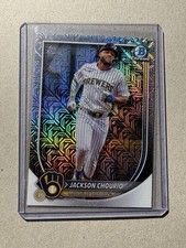 2025 Bowman Chrome - Jackson Chourio Mega Box Mojo Refractor Milwaukee Brewers