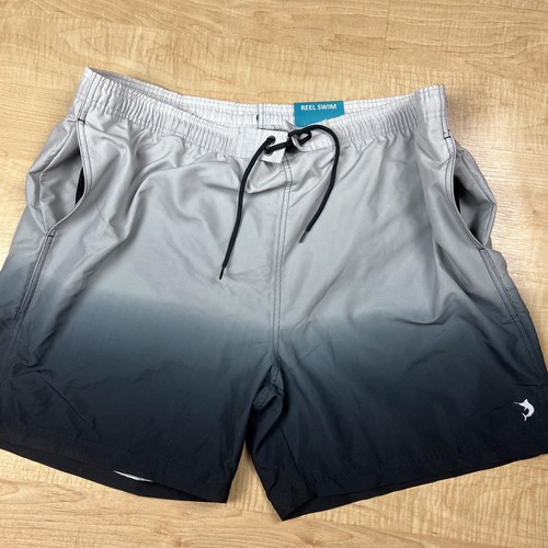 NEW** REEL LEGENDS Mens XXL - 2XL Performance SPF Quick Dry Swim Trunks Shorts - Picture 8 of 12