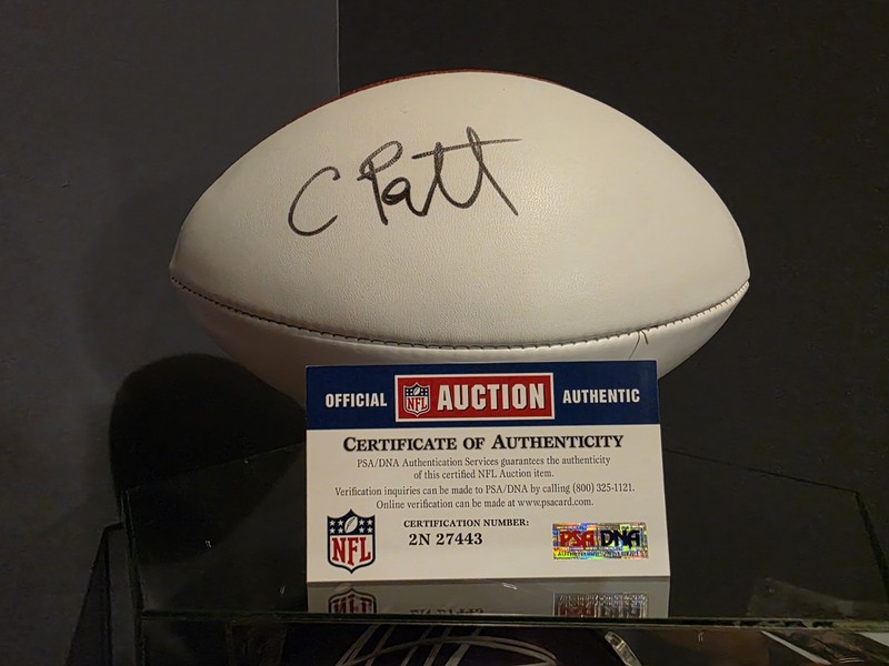 Cordarrelle Patterson Autographed NFL "The Duke" Football. MN LV NE CHI ATL PIT