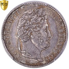 [#869285] Coin, France, Louis-Philippe, 50 Centimes, 1848, Paris, PCGS, AU58, AU