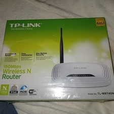 TP-Link TL-WR740N 150 Mbps 4-Port 100 Mbps Funk Router Neu