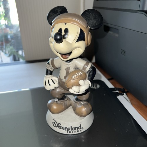 Mickey Mouse Old Time Fußballspieler Wackelkopf Walt Disney World 8 Zoll - Bild 2 von 14