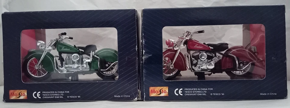 Maisto 1:18 Special Edition Motorcycles,Indian Four,Indian Chief Roadmaster,MIB - Image 2 of 4
