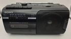 Vintage Sony CFM-10 Portable AM/FM Radio Cassette Player Recorder Boombox Tested