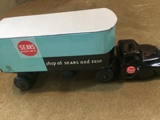 Marx Linemar Japan Tin Friction Sears Allstate train Delivery Truck & Trailer