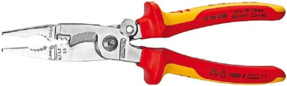 Knipex 13 96 200 SB Pinza Multifunzione VDE: L'Attrezzo Totale per Elettricisti