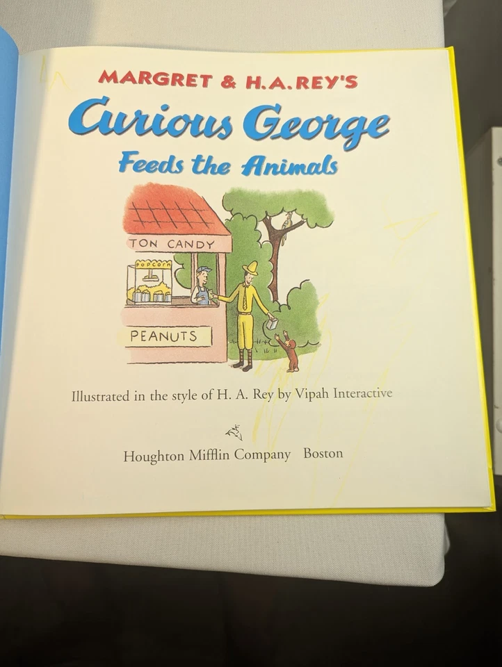 Camiseta Curious George Monkey Peluche y Libro Suave Relleno SOLO $3 Envío  Foto 2 de 4