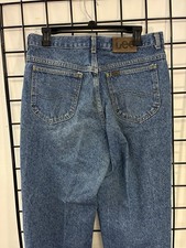 VTG Lee Original Jeans Mens 34x34 Blue Denim Medium Wash Straight Leg USA Made