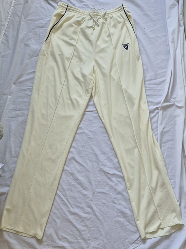 Fearnley Cricket Hose Beige Herren L Taille 34/35 cm Unvollendeter Saum