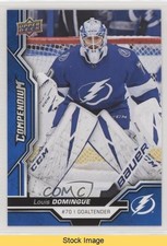 2018-19 Upper Deck Compendium Blue Louis Domingue #744 READ 0e3