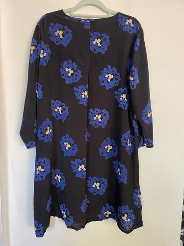 Masai Clothing Company Floral dress Medium Blue & Black Tunic Top Abstract Print - Picture 5 of 7