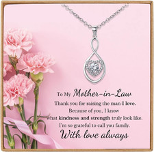 Mother in Law Necklace, Gift for Mother in Law from Daughter in Law, Mothers Day