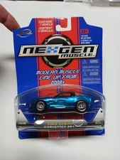 2009 Chevrolet Corvette ZR-1 1/64 Jada NexGen Muscle Blue Diecast Car Toy B17