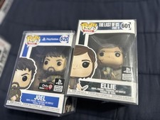 Funko Pop! Games The Last of Us Joel & Ellie GameStop Exclusive Vinyl Figures