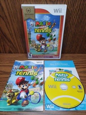 Mario Power Tennis: New Play Control (Nintendo Wii, 2004) CIB Complete TESTED!