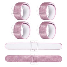 6 Pcs Corsage Wristlet Band, Elastic Wrist Corsage Bracelets Bands, Pink