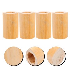 4 Pcs Heavy Duty Wood Furniture Risers for Chair Desk Sofa Bed Leg Elevators