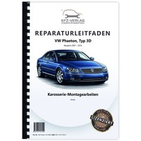 VW Phaeton, Typ 3D (01>) Karosserie-Montagearbeiten Innen - Reparaturanleitung