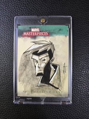 Gambit 2008 Marvel Masterpieces Sketch Card RARE #1/1 X-Men