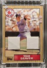 2024 Jersey Fusion Dual Game Used Jersey Swatches Tom Seaver #'d 25/25