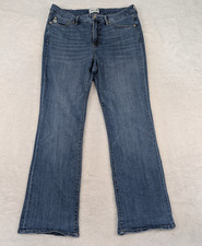 Seven 7 Jeans Women  s Size 12 Tummyless High Rise Boot Cut Stretch Denim