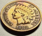 1882 Indian Head Penny, Red, STUNNER, Solid Gem BU+ RB Rainbow Toning No Reserve
