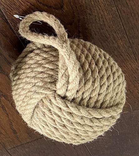 5" Monkey Fist Nautical Doorstop Rope Sailor Knot