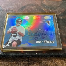 2002 Bowman's Best Kurt Kittner Rookie Autograph Card  #148 Atlanta Falcons. rookie card picture