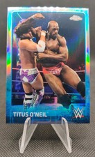 2015 Topps Chrome WWE Refractor #70 Titus O'Neil Wrestling Card