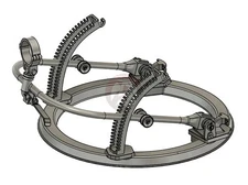 Plus Model 1/32 Turret for Lewis Gun British Aircraft Machine Gun WWI-II AL3031