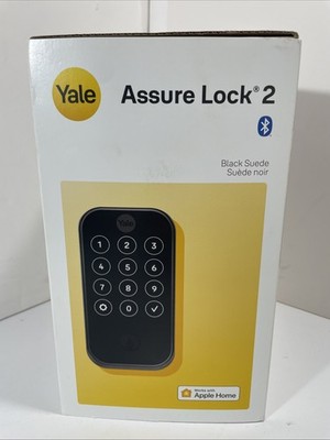 YALE Assure Lock 2 TOUCHSCREEN DEADBOLT YRD420-BLE-BSP - Black Suede - NEW