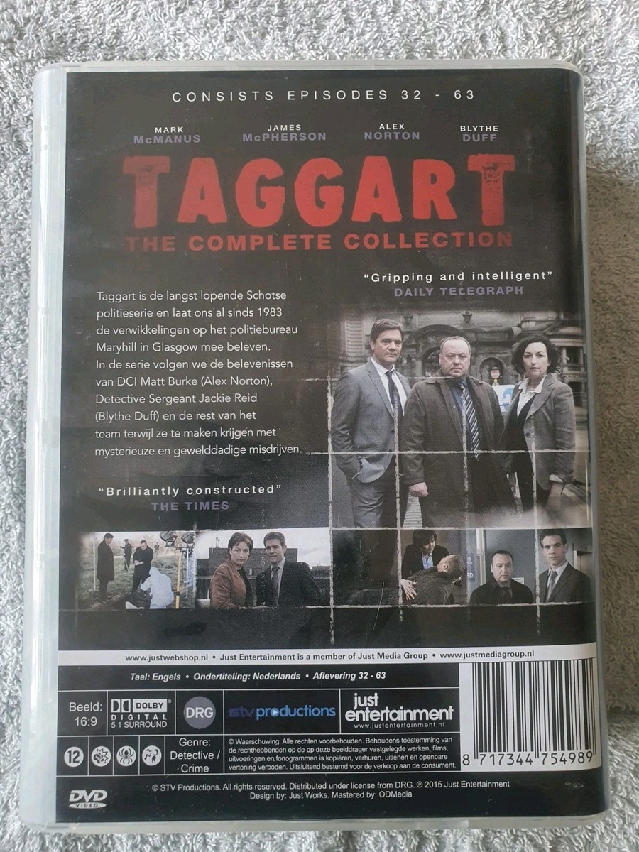 Taggart Complete Series 1-27 60 Disc DVD Collection All 110