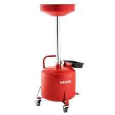 8 Gallon Waste Oil Drain Tank, Industrial Fluid Drain Tank with Adjustable Funne