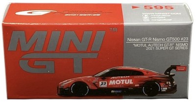 MINIGT Model 1/64 Nissan GT-R Nismo GT500 #23 Motul 2021 #595 Open