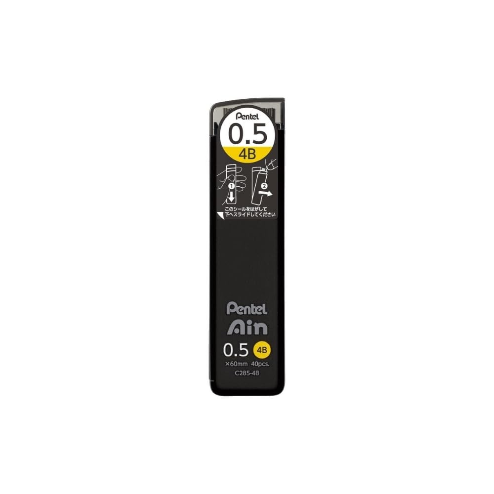 Mines en graphite pur 0,5 mm 3B pour stylo mécanique haut de gamme