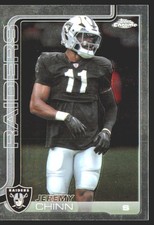 2025 Topps Chrome Jeremy Chinn #184 Las Vegas Raiders