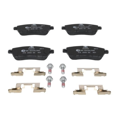 Plaquettes de frein ATE 13-0460-2605-2 en céramique pour Ford