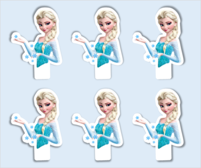 Cake Topper Frozen Anna E Elsa - Cake Design - Cake Topper - Di Swe - Foto 10