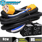 <!--F#f_0-->New H4 LED Headlight Wiring Relay Harness Negative Switch Conversion Fused Kit<!--F/-->