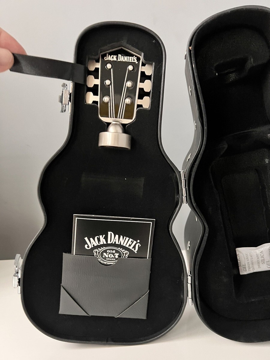 Jack Daniel's Whiskey Limited Edition Guitar Case with Bottle