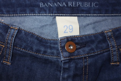 Pantaloni denim jeans donna Banana Republic taglia etichetta 29 cotone/elasta... - Foto 3 di 7