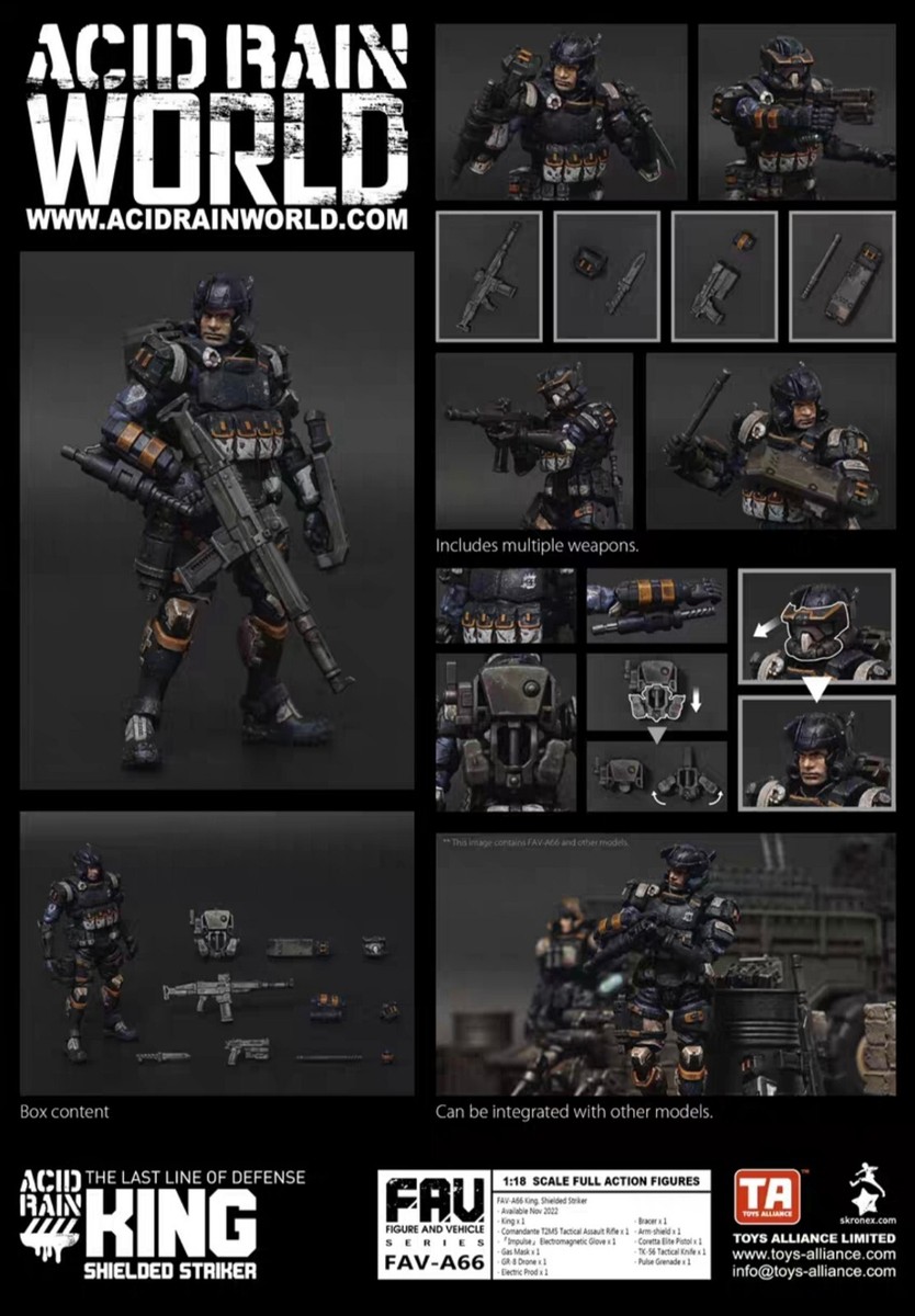 1/18 Acid Rain World FAV-A66 King Shielded Striker Action
