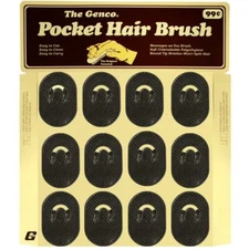pocket hair brush 12 ct