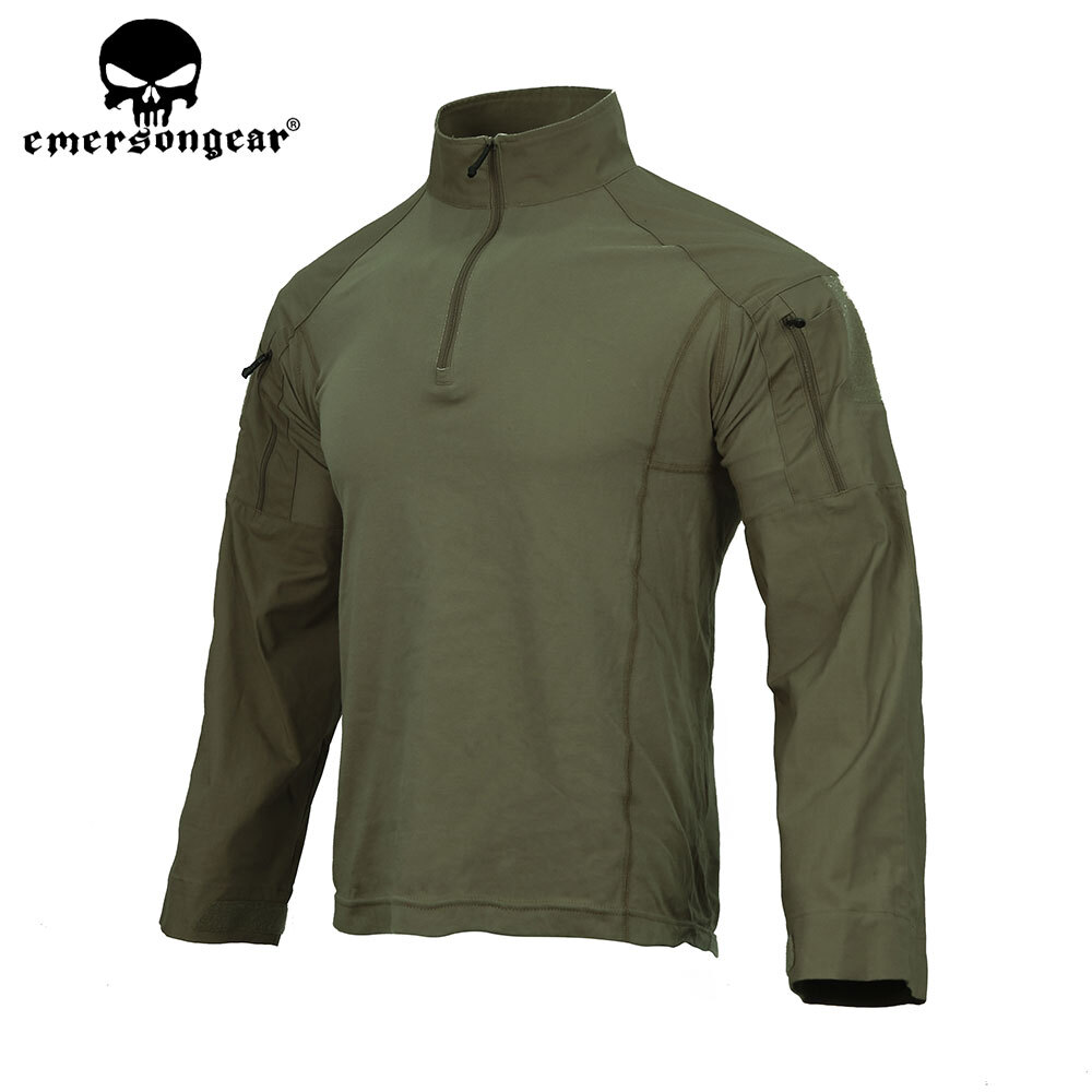 emerson TACTICAL SERIES 厚手 半袖 コンバットシャツ L 迷彩服 EMERSON製 サバゲー 用 CRYEタイプ Gen3 G3 コンバット