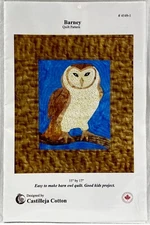 NEW 2010 Castilleja Cotton Sewing Pattern 4549-1 Barney Wall Quilt 15x17 15591