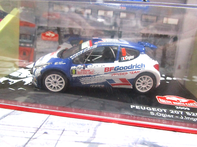 Planche De Décalcomanies 1/43 Peugeot 207 Rallye Monte-Carlo