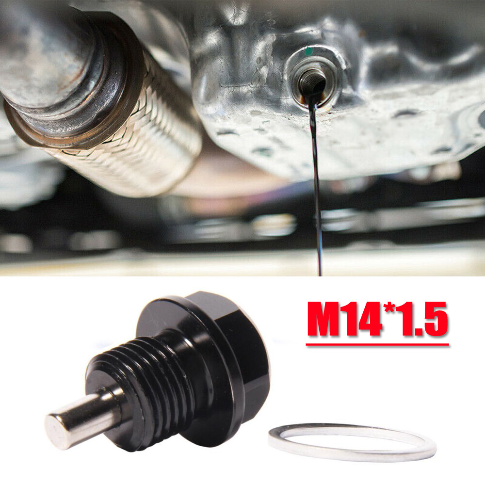 Tappo Magnetico Coppa Olio M14x1.5 – Vite In Alluminio Con Magnete, Riduce L'usura Motore - Foto 2