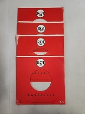 45 RPM 7" RECORD SLEEVES CO. SLEEVE 4 PACK SEE PHOTOS - RCA Nashville SLV199 